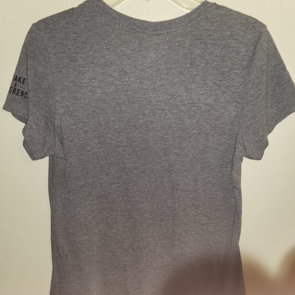 Gray Graphic Tee - No Dog Left Behind - Picture 2 of 4